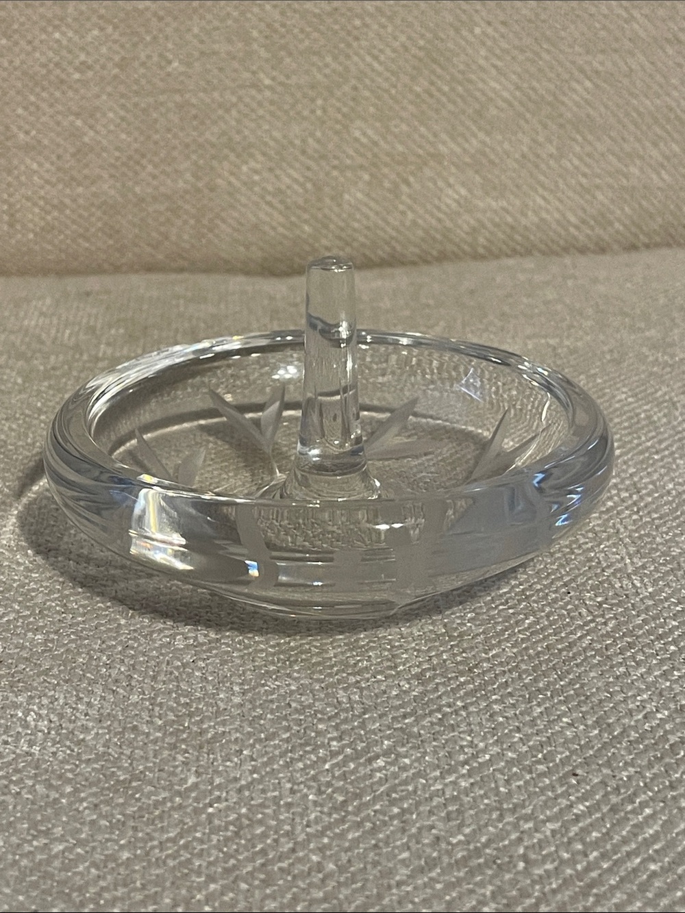 Lenox Glass Ring Holder Jewelry Dish